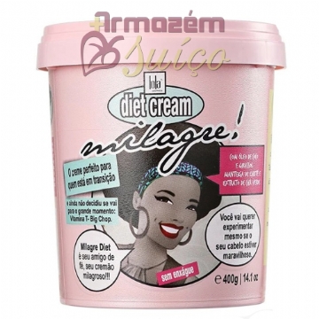 Foto Lola Cosmetics - Milagre Diet Creme de Pentear e Modelador 400g